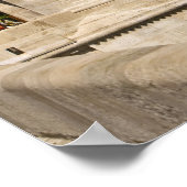 Een uitzicht Boedapest uit Castle Hill. Poster (Hoek)