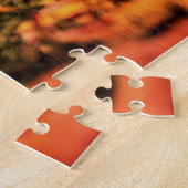 Een Uitzicht door de bladeren van de puzzel (Zijkant)