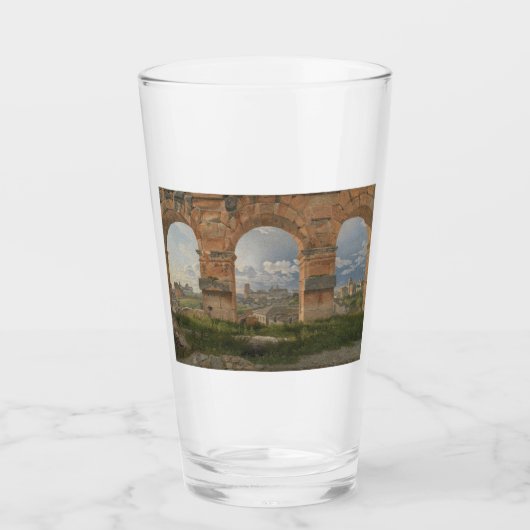 Een Uitzicht door drie bogen van het Colosseum Glas (Voorkant)