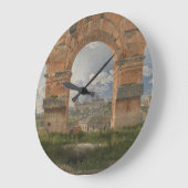 Een uitzicht door drie bogen van het Colosseum Grote Klok (Hoek)