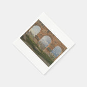 Een uitzicht door drie bogen van het Colosseum Servet (Hoek)