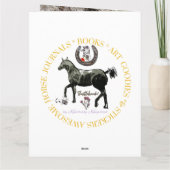 een uitzicht door een stijgbeugel  kaart (Achterkant)