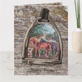 een uitzicht door een stijgbeugel  kaart (Voorkant)