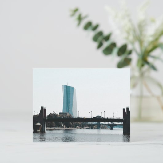 Een uitzicht Frankfurt Briefkaart (Staand voorkant)