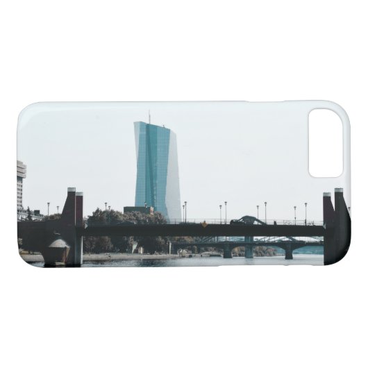 Een uitzicht Frankfurt Case-Mate iPhone Case (Achterkant (Horizontaal))