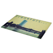 Een uitzicht Frankfurt en de rivier Snijplank (Hoek)