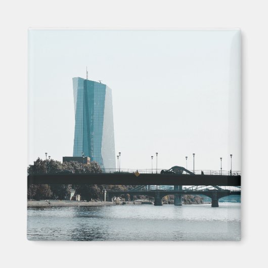 Een uitzicht Frankfurt Magneet (Voorkant)