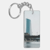 Een uitzicht Frankfurt Sleutelhanger (Voorkant Links)