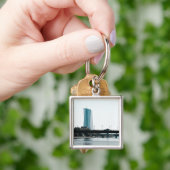 Een uitzicht Frankfurt Sleutelhanger (Hand)