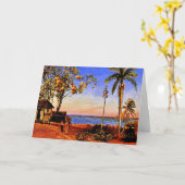 Een Uitzicht in de Bahama's, Albert Bierstadt, Kaart (Gele Bloem)