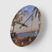 Een Uitzicht in de Bahama's door Bierstadt Albert. Ronde Klok (Hoek)