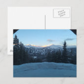 Een Uitzicht in het Briefkaart van Breckenridge (Voorkant / Achterkant)