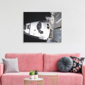 Een uitzicht met hoge hoek van de cabine canvas afdruk (Insitu (Woonkamer))