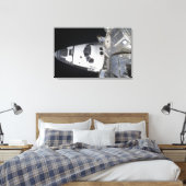 Een uitzicht met hoge hoek van de cabine canvas afdruk (Insitu (Slaapkamer))