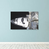 Een uitzicht met hoge hoek van de cabine canvas afdruk (Insitu (Houten vloer))