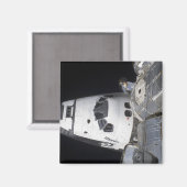 Een uitzicht met hoge hoek van de cabine magneet (Voorkant / Achterkant)