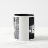 Een uitzicht met hoge hoek van de cabine mok (Midden)