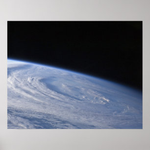 Een uitzicht met hoge schuine rand poster