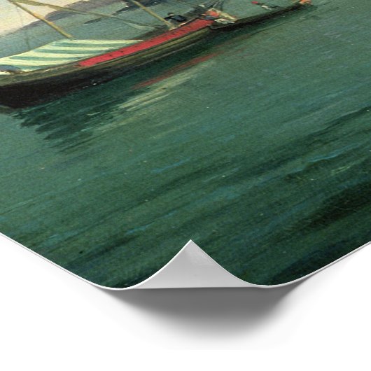 Een Uitzicht Montevideo Poster (Hoek)