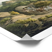 Een Uitzicht nabij de Roode Sand Pass bij de Kaap Poster (Hoek)