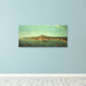 Een Uitzicht Napels, 17e eeuw Canvas Afdruk (Insitu (Houten vloer))