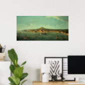 Een Uitzicht Napels, 17e eeuw Poster (Thuiskantoor)