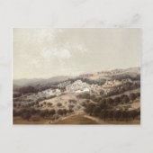 Een uitzicht Nazareth, in de heilige grond Briefkaart (Voorkant)