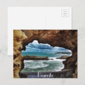 "Een uitzicht om te onthouden"- Biarritz Briefkaart (Voorkant / Achterkant)