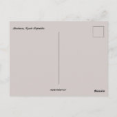 Een uitzicht op Budweis Tsjechië Briefkaart (Achterkant)