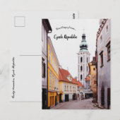 Een uitzicht op Cesky Krumlov Tsjechië Briefkaart (Voorkant / Achterkant)