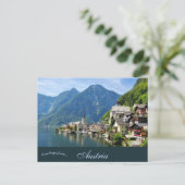 Een uitzicht op Hallstatt Oostenrijk Briefkaart (Staand voorkant)