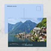 Een uitzicht op Hallstatt Oostenrijk Briefkaart (Voorkant / Achterkant)