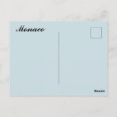 Een uitzicht op Monaco Briefkaart (Achterkant)