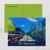 Een uitzicht op Nassau, Bahama's Briefkaart (Voorkant / Achterkant)