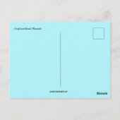 Een uitzicht op Newfoundland Briefkaart (Achterkant)