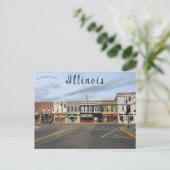 Een uitzicht op Princeton Illinois Briefkaart (Staand voorkant)