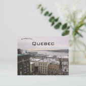 Een uitzicht op Quebec City Quebec Canada Briefkaart (Staand voorkant)