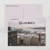 Een uitzicht op Quebec City Quebec Canada Briefkaart (Voorkant / Achterkant)