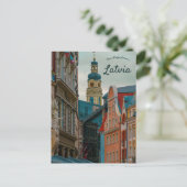 Een uitzicht op Riga Letland Briefkaart (Staand voorkant)