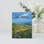 Een uitzicht op San Marino Briefkaart (Staand voorkant)