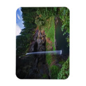 Een uitzicht op South Falls in Silver Falls State  Magneet (Verticaal)