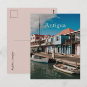 Een uitzicht op St Johns Antigua Briefkaart (Voorkant / Achterkant)