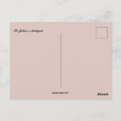 Een uitzicht op St Johns Antigua Briefkaart (Achterkant)