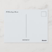 Een uitzicht op St. Petersburg Rusland Briefkaart (Achterkant)