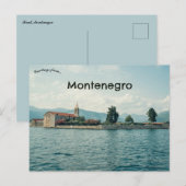 Een uitzicht op Tivat Montenegro Briefkaart (Voorkant / Achterkant)