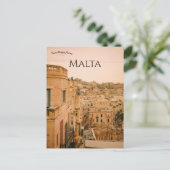 Een uitzicht op Valletta Malta Briefkaart (Staand voorkant)