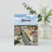 Een uitzicht op Vilnius Litouwen Briefkaart (Staand voorkant)