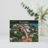 Een uitzicht op Zaruma Ecuador Briefkaart (Staand voorkant)