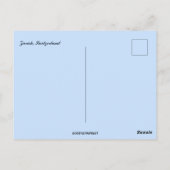 Een uitzicht op Zürich Zwitserland Briefkaart (Achterkant)