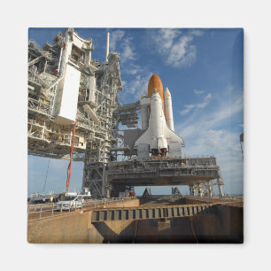 Een uitzicht Space Shuttle Atlantis op Lancering P Magneet